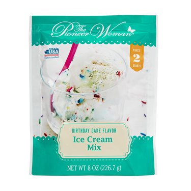 pioneer woman Birthday Cake Ice Cream Mix Packet