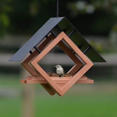 Outside Decorations Bird Feeder, Wooden Birds , Window Bird