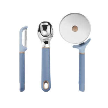 Beautiful Ice Cream Scoop, Pizza Cutter, and Peeler