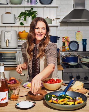 Beautiful 6 Quart Touchscreen Air Fryer, Black Sesame by Drew Barrymore