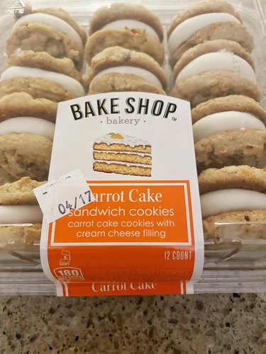 Aldi Bake Shop Bakery Carrot Cake Sandwich Cookies
