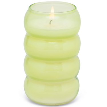 lime green bubble candle