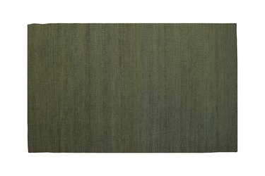 green jute rug