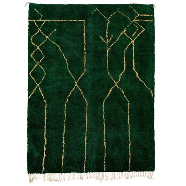 moroccan green rug