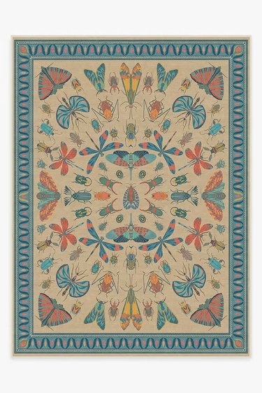 Iris Apfel Flutterby Rug in Multicolor, $129-$799