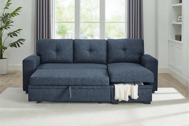 sectional pull-out in gray
