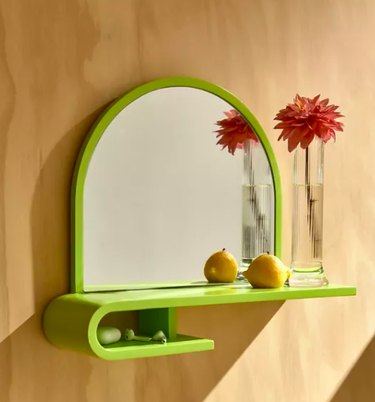 Maura Entryway Mirror Shelf, $149