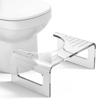 AmazerBath Acrylic Toilet Stool