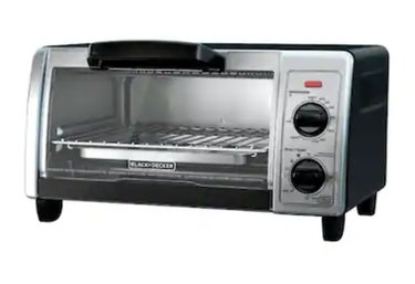 Black and Silver Convection Toaster Oven