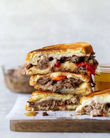 Grandbaby Cakes Italian Beef Grilled Cheese