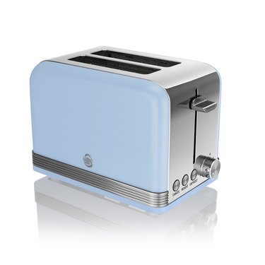 light blue toaster