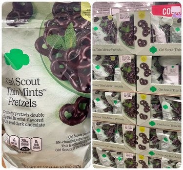 girl scout thin mint pretzels bags