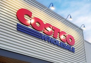 costco wholesale logo on store