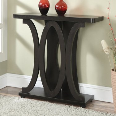 Small Entryway Table espresso