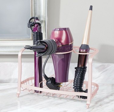 hair tool holder with hair tools