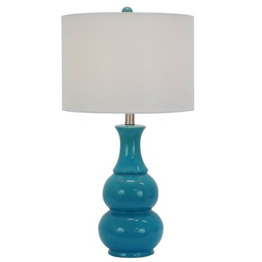 ceramic blue lamp