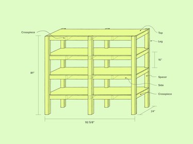 diy storage shelves drawing, basement storage shelves, shelves diagram