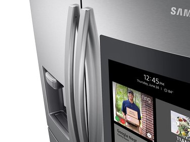 Samsung French Door Refrigerator with 21.5” Touch Screen Family Hub in Stainless Steel