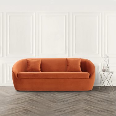 AllModern Topher Velvet Curved Sofa