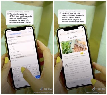 hand holding iphone for search word iphone hack