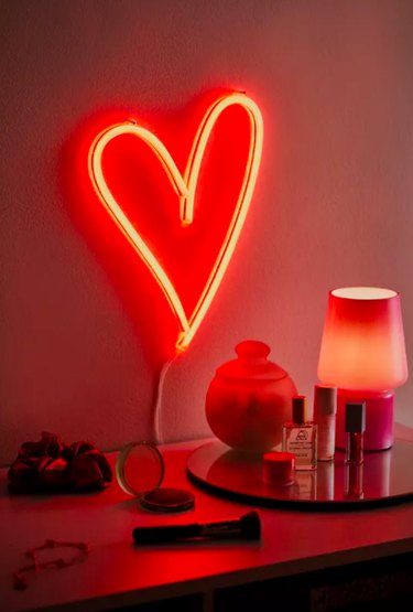 Urban Outfitters Heart Neon Sign, $69