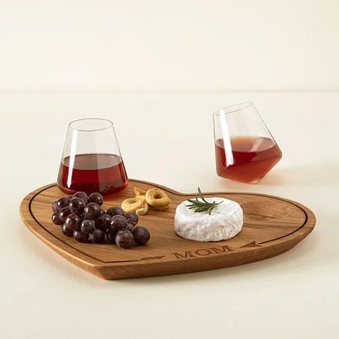 Uncommon Goods Moments With Mom Wine and Cheese Set