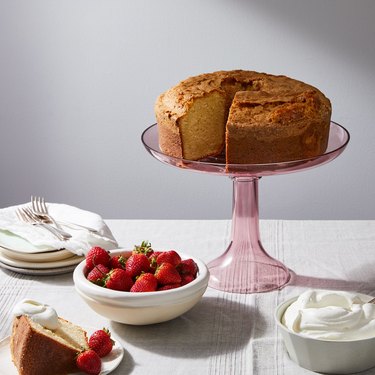 food52 estelle colored glass cake stand