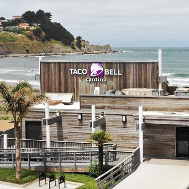 taco bell cantina in pacifica near the water