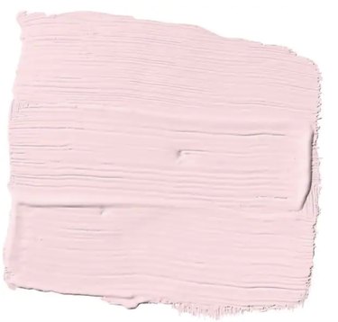 swatch of Glidden powder pink paint