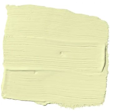 swatch of Glidden Essentials lemongrass paint