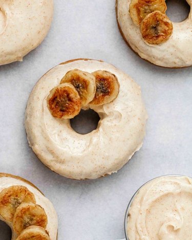 Lifestyle of a Foodie Baked Banana Donuts with Brown Butter Glaze