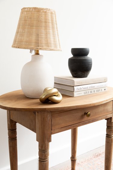 Remove varnish from antique table using oven cleaner