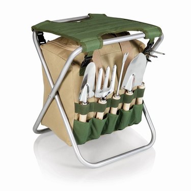 gardening folding seat with tools