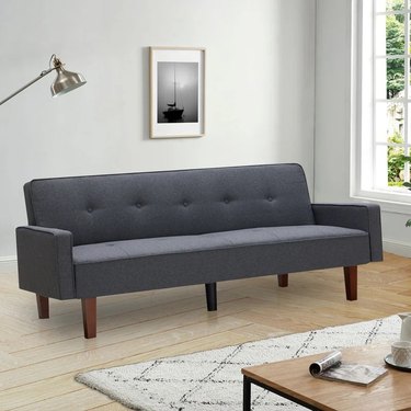 Latitude Run 75'' Linen Square Arm Sofa