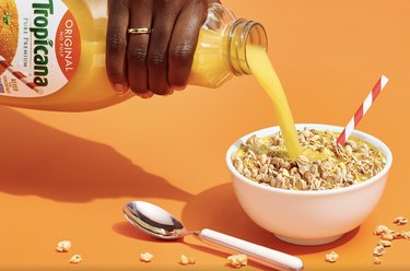 orange juice cereal