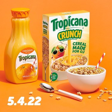 tropicana crunch orange juice cereal