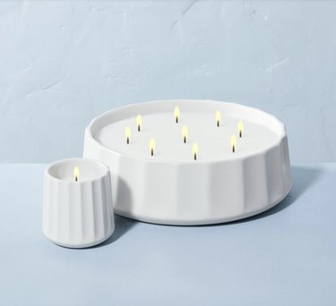 Hearth & Hand with Magnolia Lemon Pie Fluted Ceramic Candle