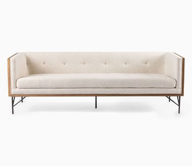 West Elm Buttonless Tufted Sofa