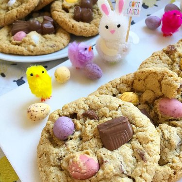 Something Sweet Something Savoury Leftover Easter Chocolate Cookies