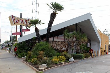 Exterior of Pann's Restaurant and Coffee Shop