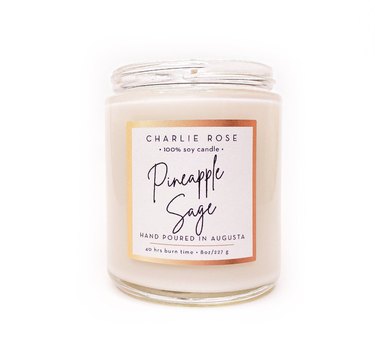charlie rose company pineapple sage candle