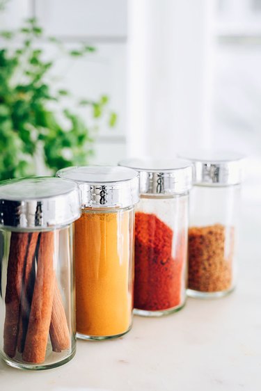 Decide how to organize your spices so they're easy to find and use