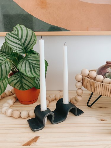 Black DIY candleholder