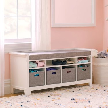 Martha Stewart Living and Learning Kids' Collection Kids' Shelves Storage Bench