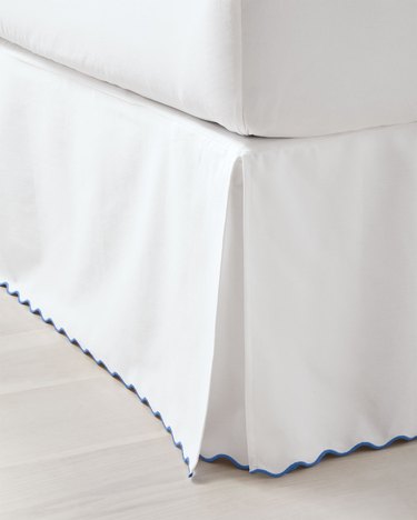 Serena & Lily  wave bed skirt
