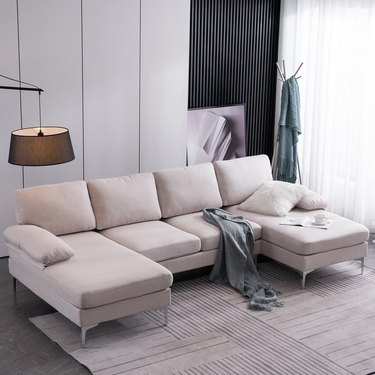 u-shape sofa