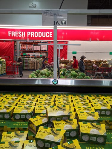 Durian ice cream at Costco