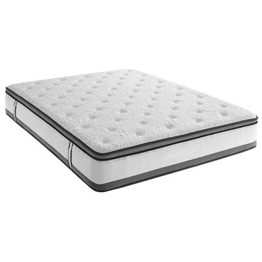 white and gray wayfair sleep mattress