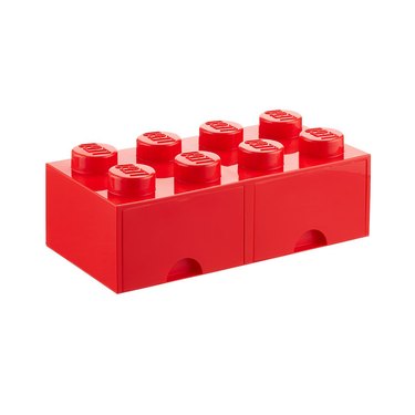 Red X-Large LEGO Storage Drawer in red