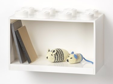 LEGO 8-Stud Brick Shelf in white